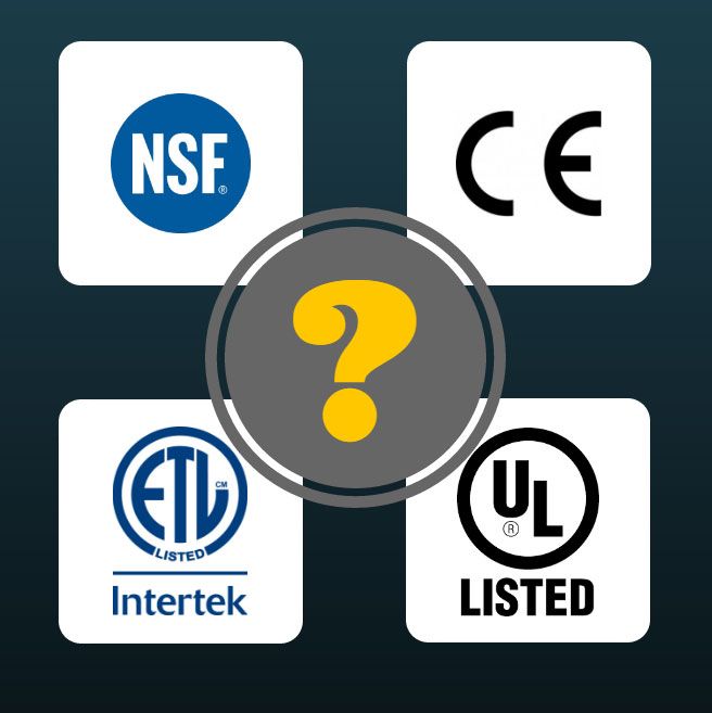 UL NSF CE certified sushi conveyor system compliance.