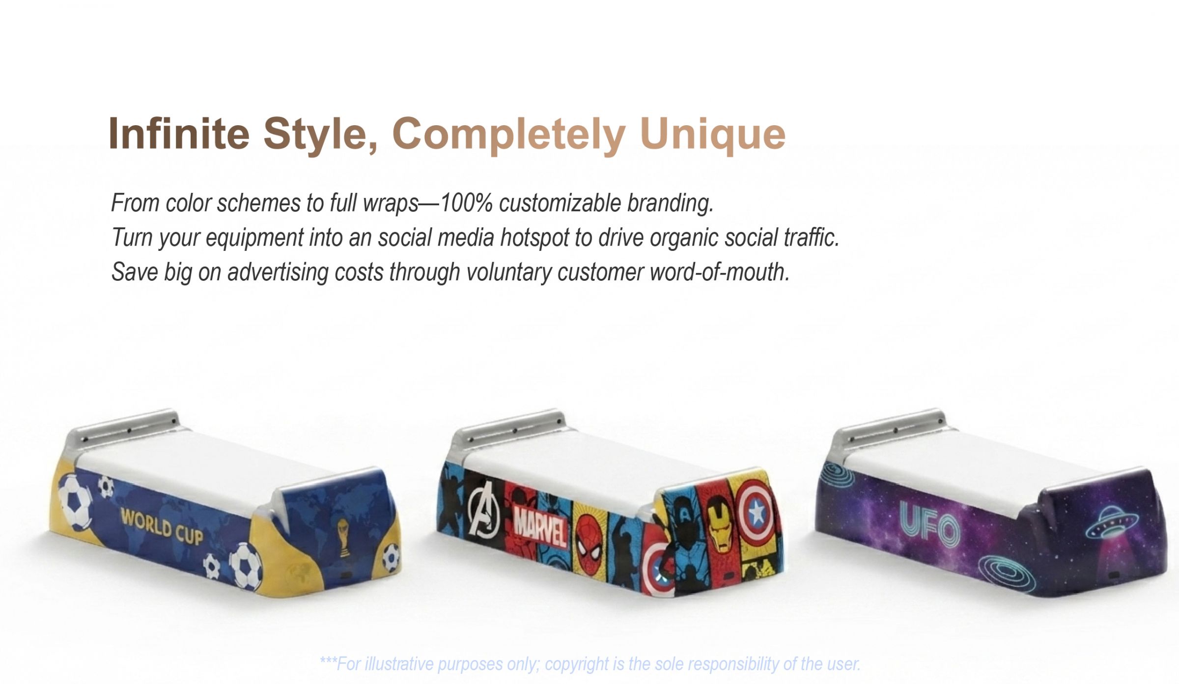 Turn every meal into a social media phenomenon. With a highly personalized exterior, these robots double as an organic social media magnet, inspiring guests to voluntarily share their experiences online. Let your customers handle the marketing for you, driving a powerful, cost-free stream of word-of-mouth customer acquisition straight to your business.