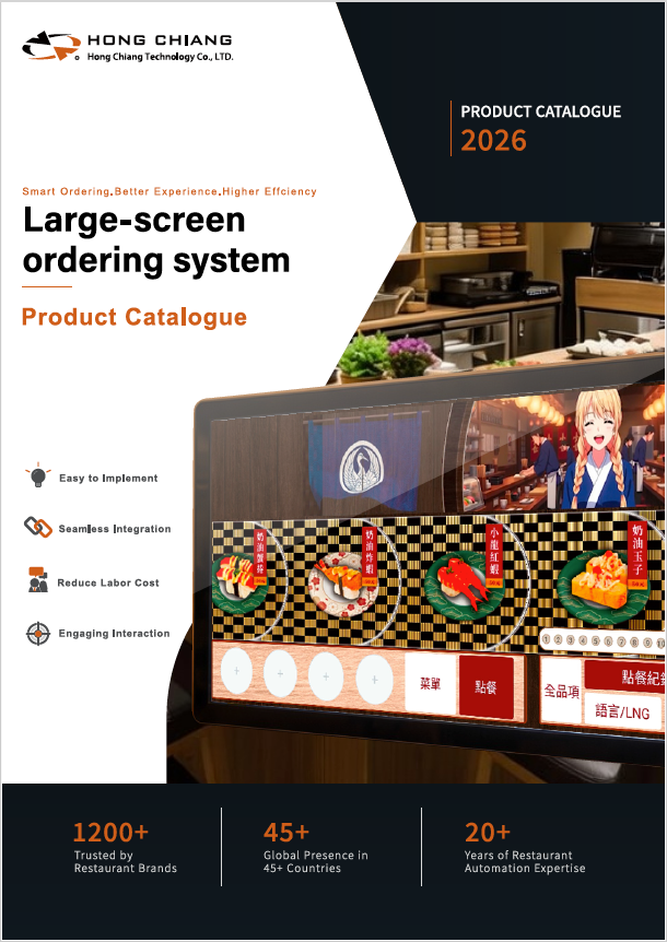 Large-screen ordering system