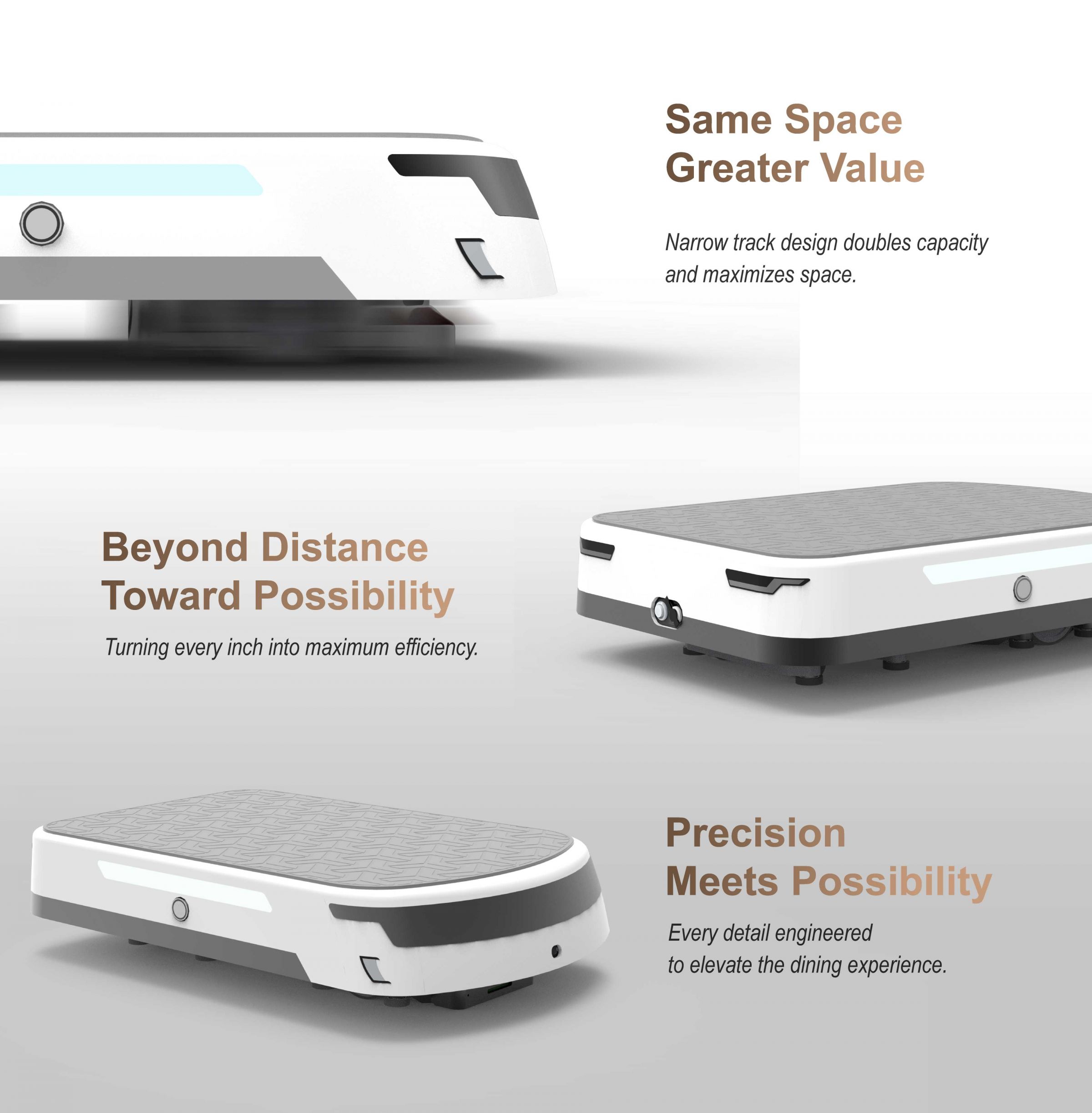 Samma Utrymme Större Värde: Smal spårdesign fördubblar kapaciteten och maximerar utrymmet. Bortom Avstånd Mot Möjlighet: Förvandlar varje tum till maximal effektivitet. Precision Möter Möjlighet: Varje detalj konstruerad för att höja matupplevelsen.
