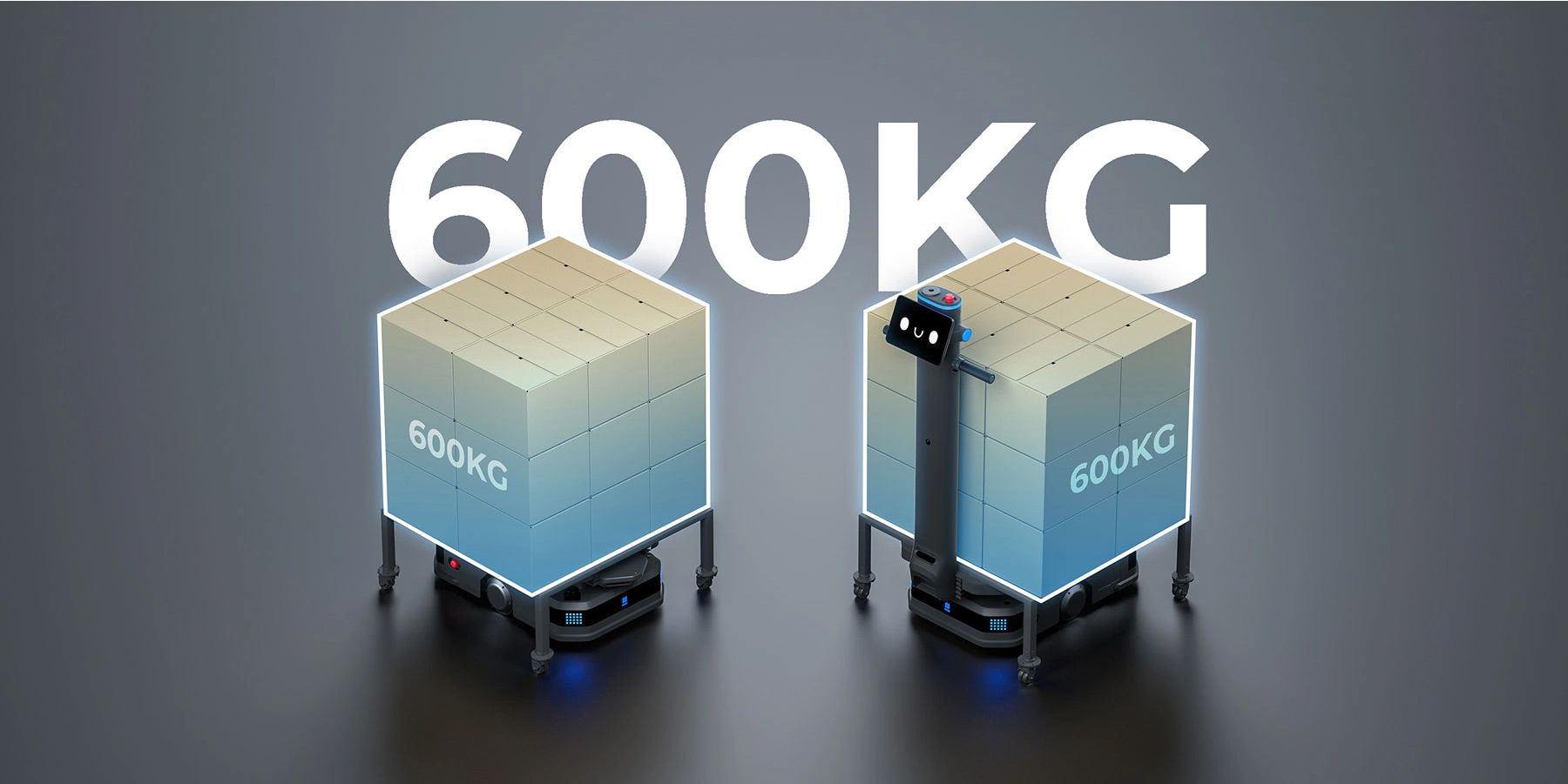 Med en lastkapacitet på 600 KG är T600-serien byggd för transport av tunga laster, vilket kraftigt minskar leveransfrekvensen och förbättrar effektiviteten per resa.